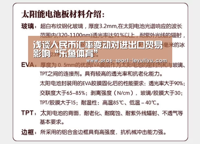 浅谈人民币汇率变动对进出口贸易影响“乐鱼体育”(图1) 浅谈人民币汇率变动对进出口贸易影响“乐鱼体育”(图1)